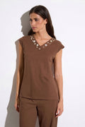 Camiseta Damiana Chocolate